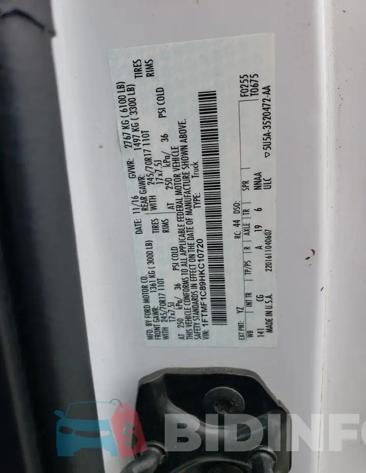 2HKYF18676H505996 Photo# 12
