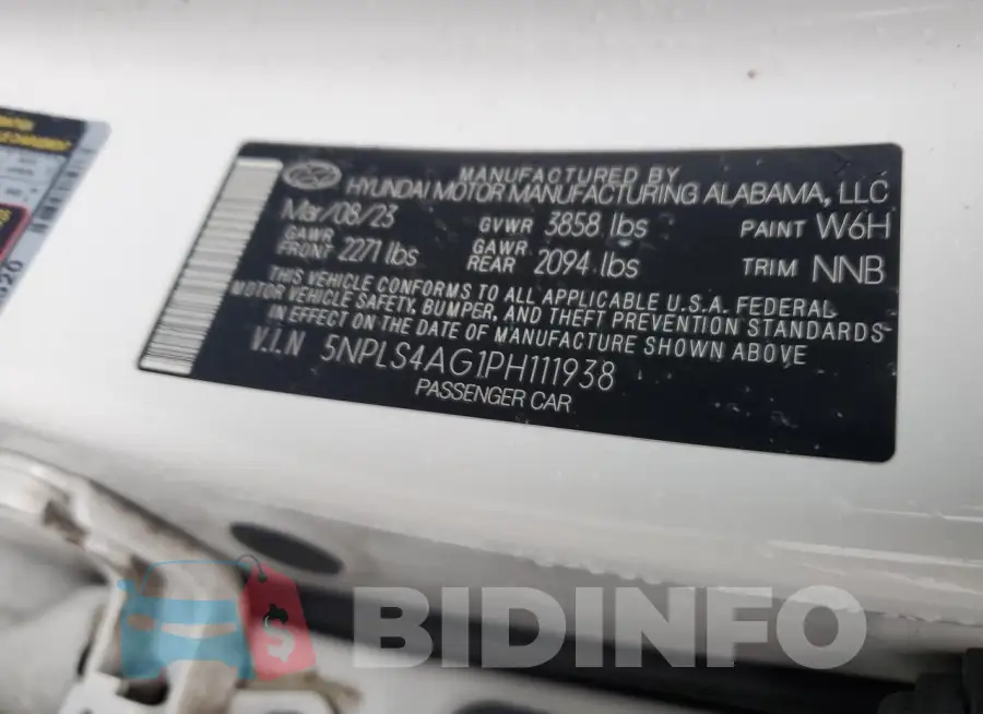5NPLS4AG1PH111938 Photo# 12