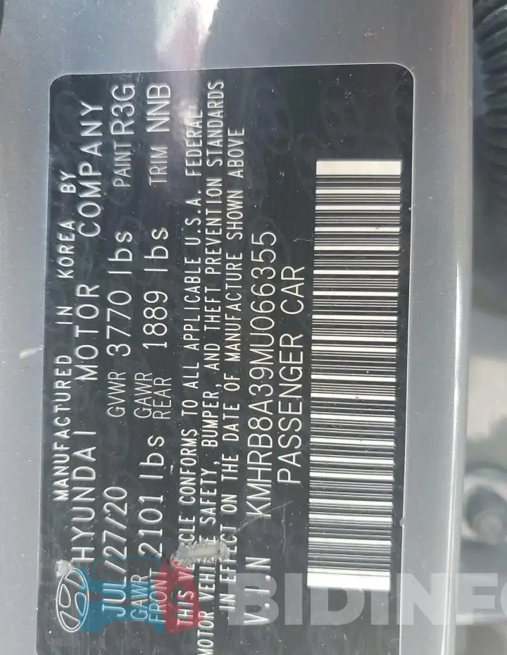 KMHRB8A39MU066355 Photo# 13
