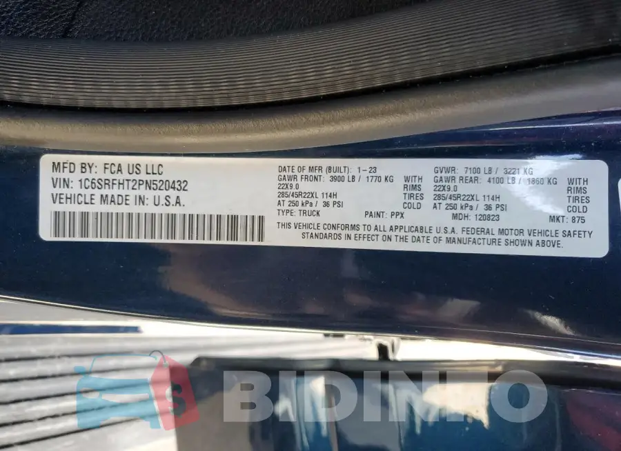 1C6SRFHT2PN520432 Photo# 12
