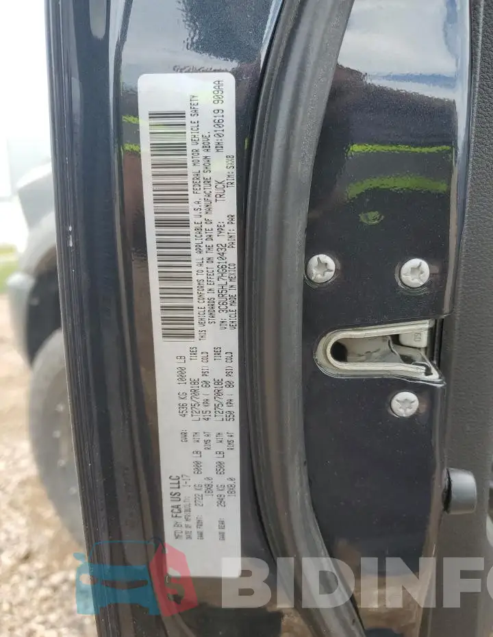 3C6UR5HL7HG610432 Photo# 12