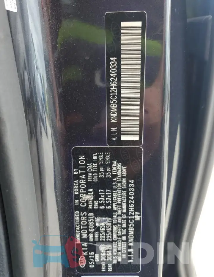 KNDMB5C12H6240334 Photo# 13
