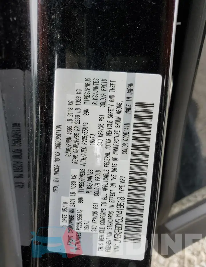 JM3KFBDM3J1419818 Photo# 14