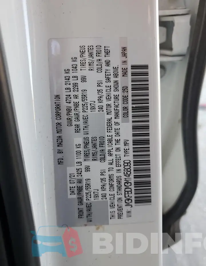 JM3KFBDM3M1458090 Photo# 13