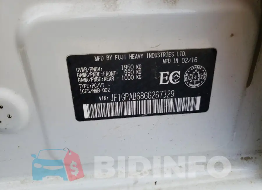 JF1GPAB68GG267329 Photo# 12