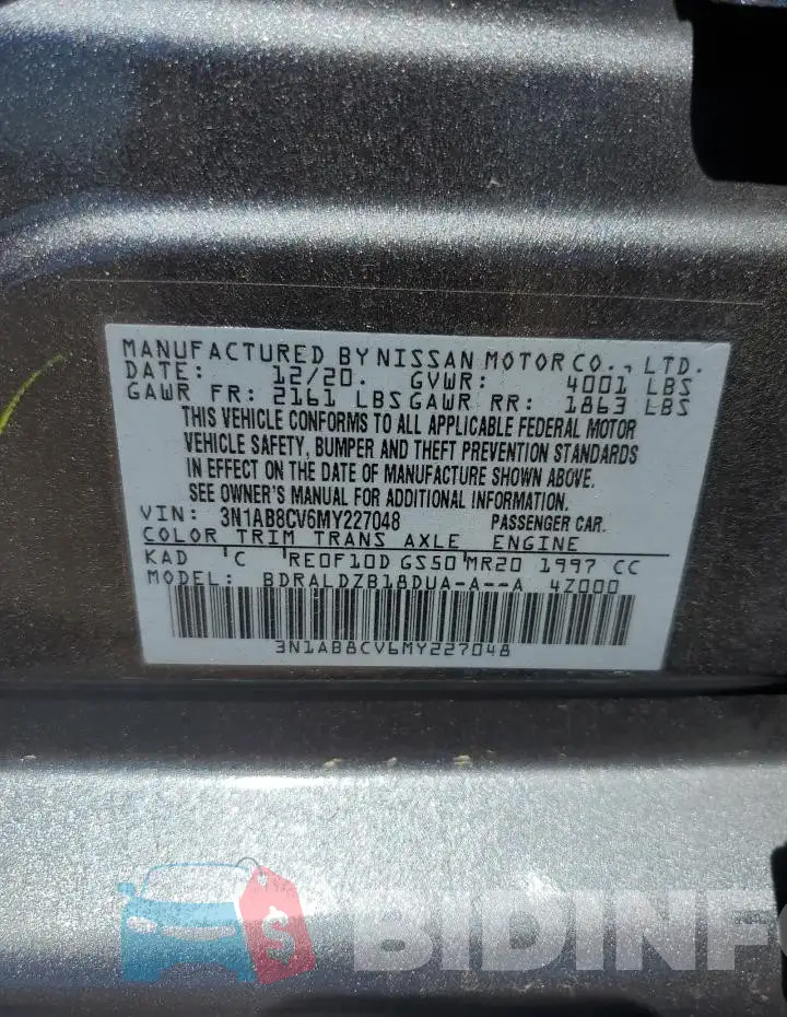 3N1AB8CV6MY227048 Photo# 12