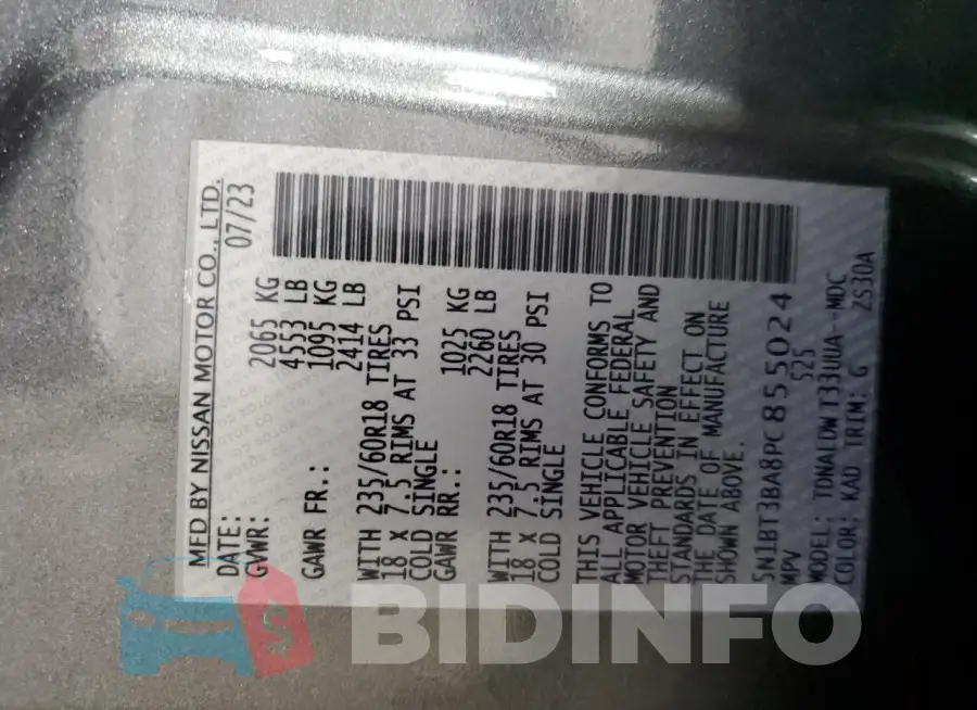 5N1BT3BA8PC855024 Photo# 14