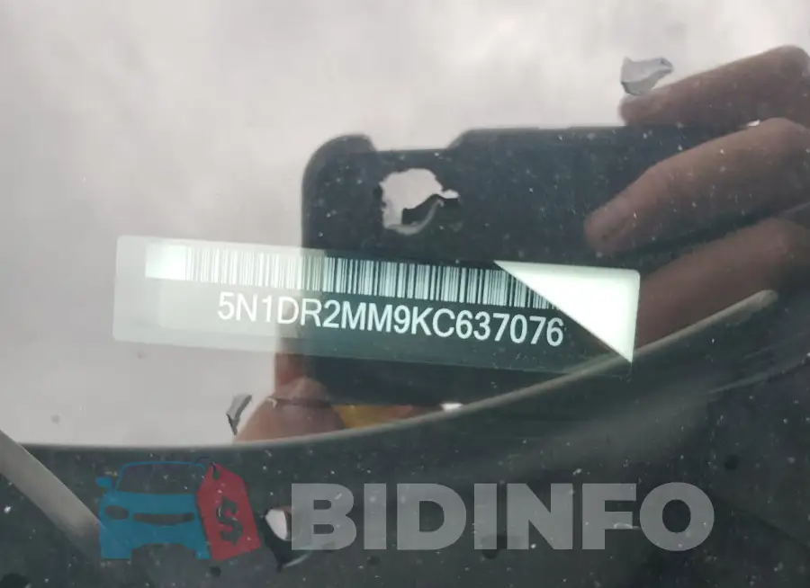 5N1DR2MM9KC637076 Photo# 13