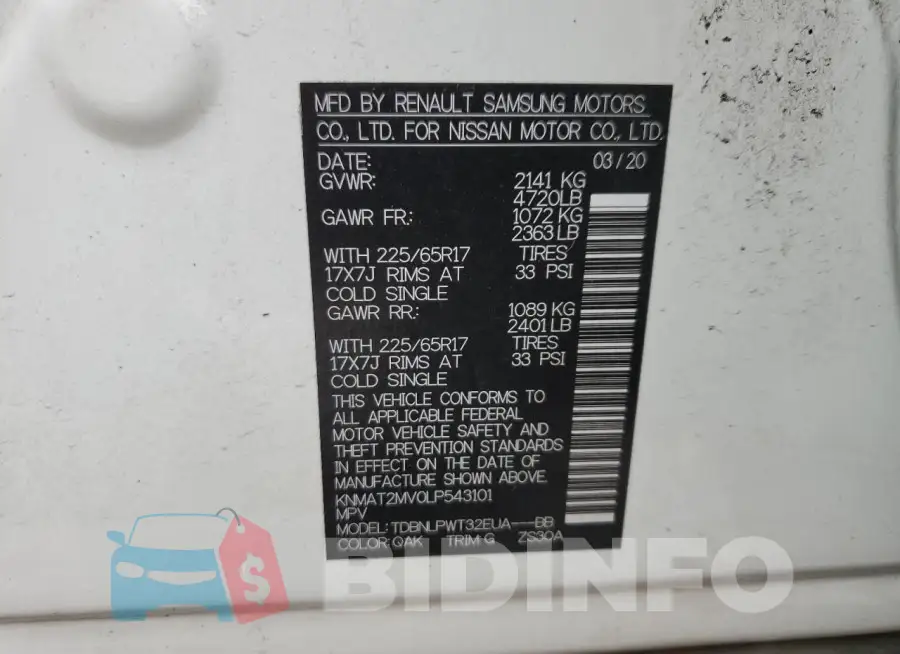 KNMAT2MV0LP543101 Photo# 13