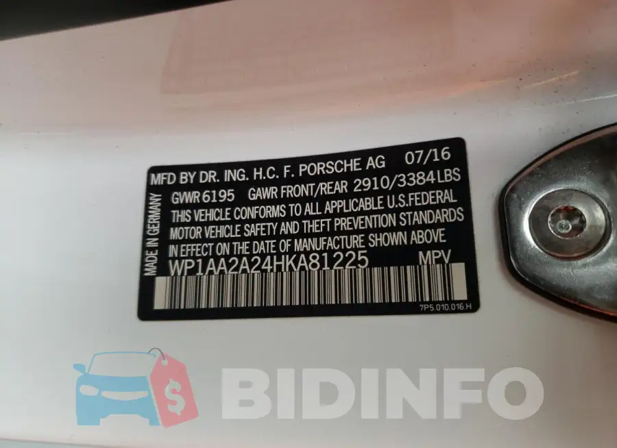 WP1AA2A24HKA81225 Photo# 13