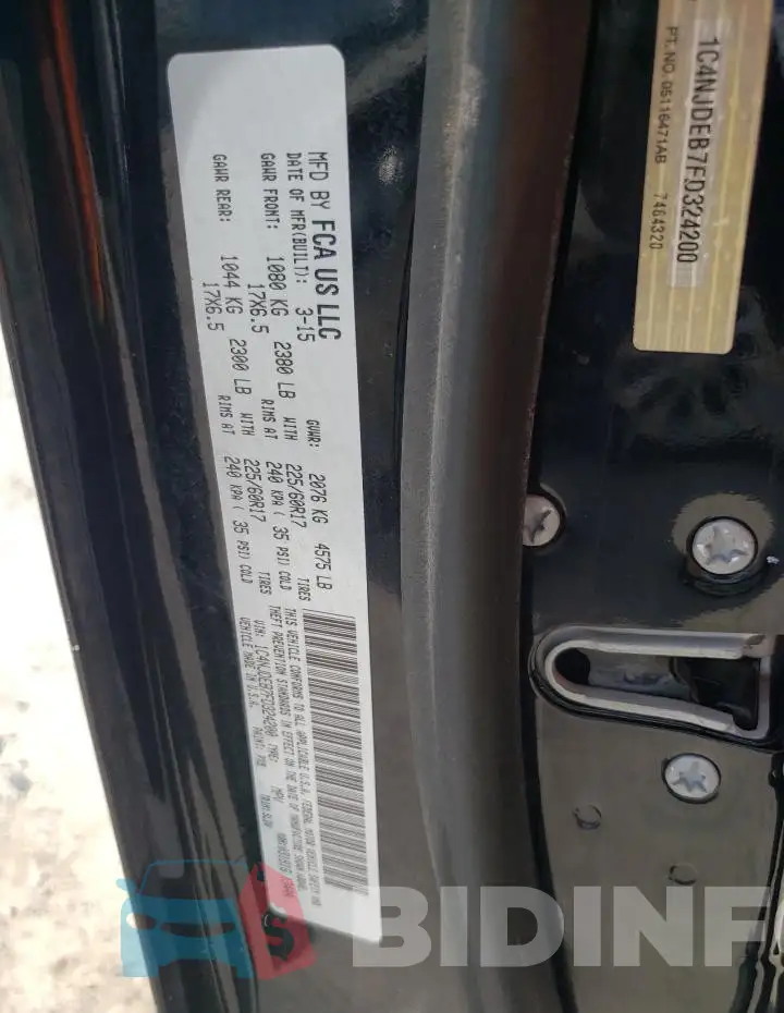 1C4NJDEB7FD324200 Photo# 13