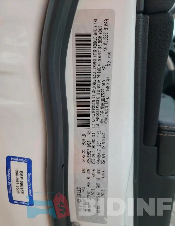 1C4PJMAB8GW247227 Photo# 13