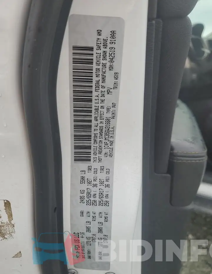 1C4PJMCB5GW316601 Photo# 13