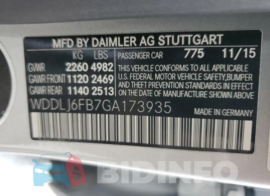 WDDLJ6FB7GA173935 Photo# 12