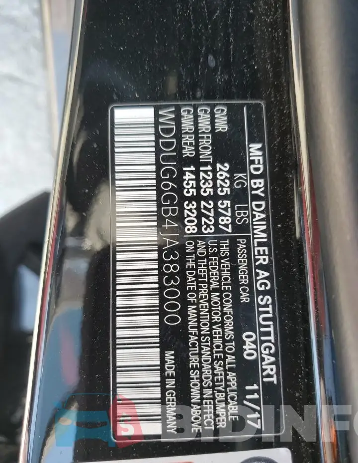 WDDUG6GB4JA383000 Photo# 12