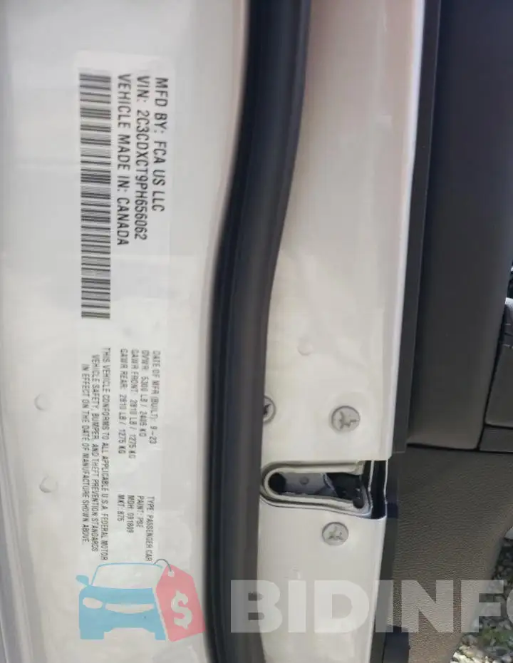 2C3CDXCT9PH656062 Photo# 12