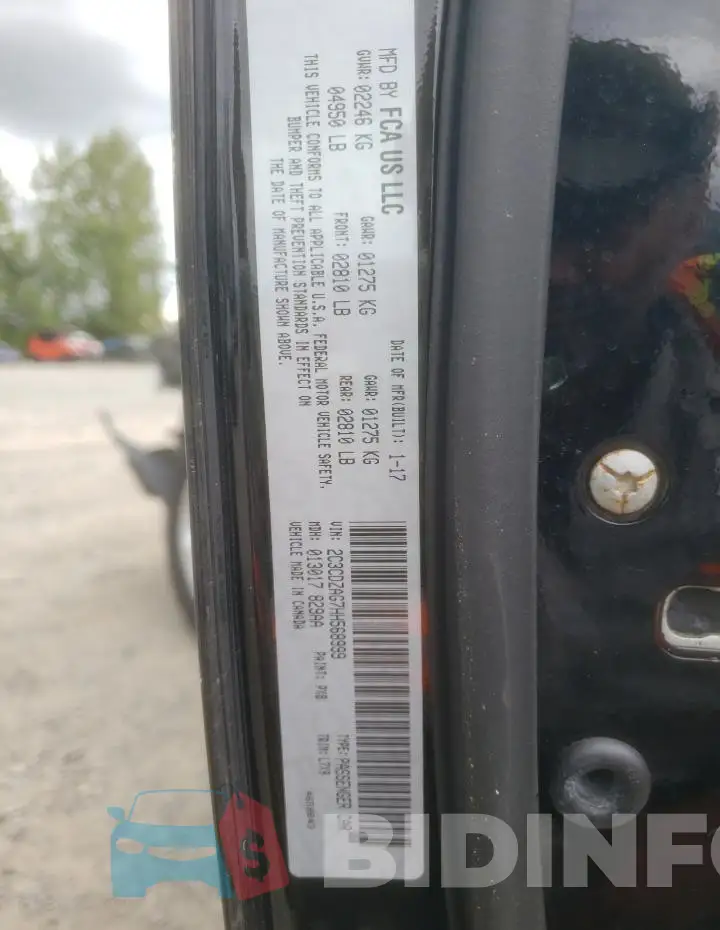 2C3CDZAG7HH568999 Photo# 13