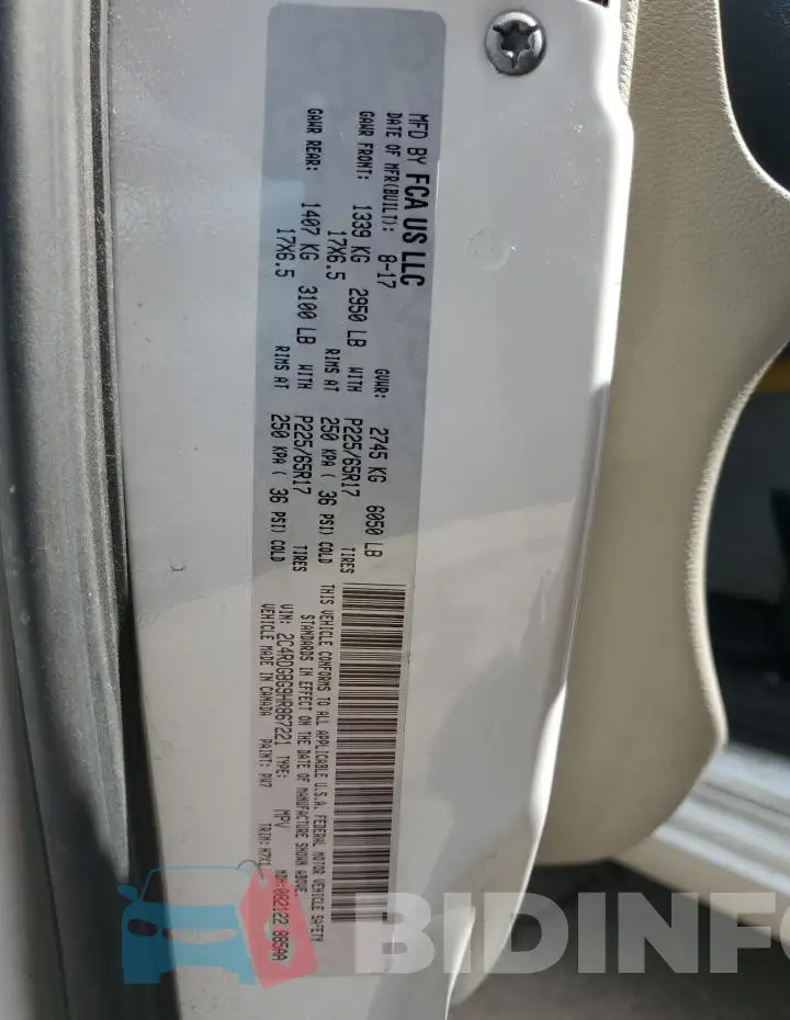 2C4RDGBG9HR867221 Photo# 12