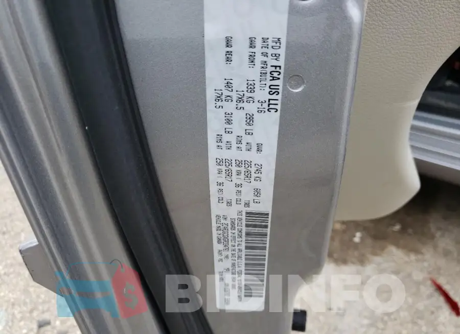 2C4RDGCGXGR334761 Photo# 13