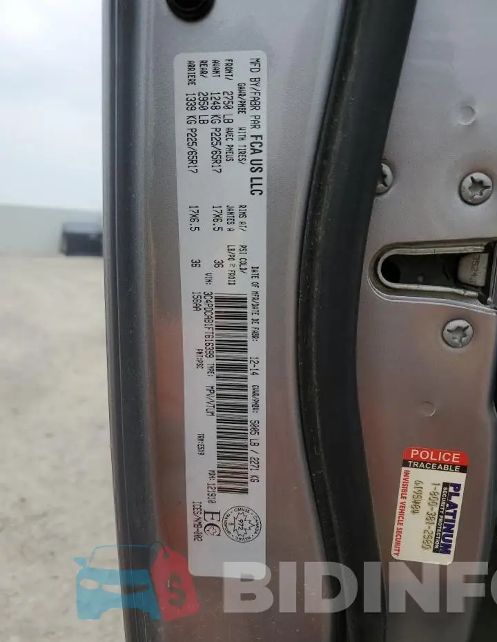 3C4PDCAB1FT616399 Photo# 13