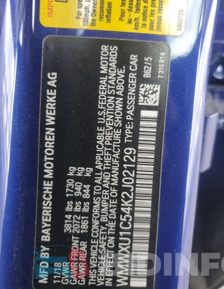 WMWXU1C54K2J02129 Photo# 12