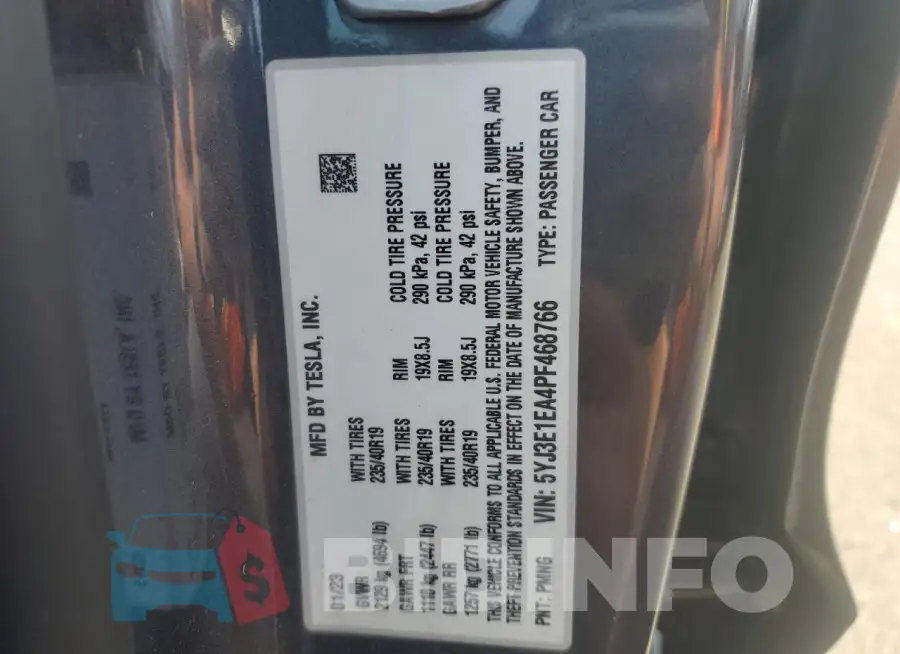 5YJ3E1EA4PF468766 Photo# 12