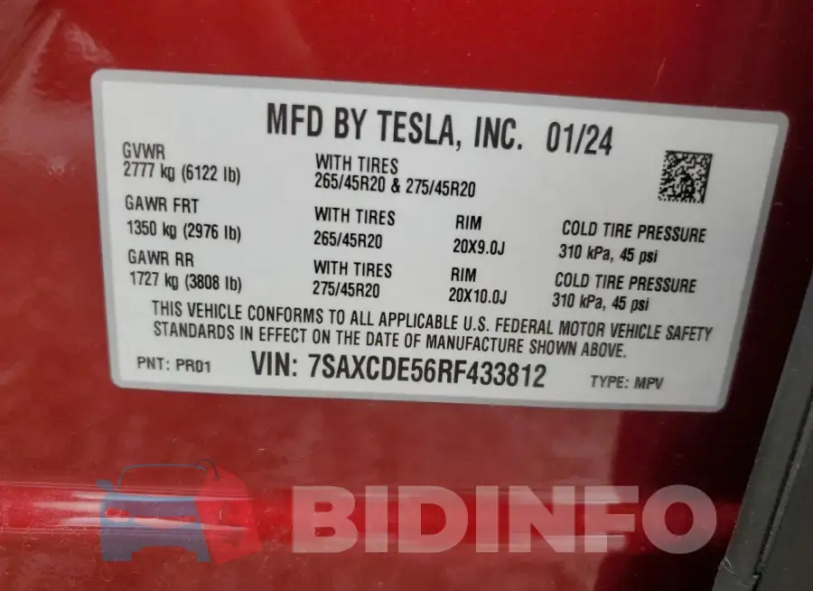 7SAXCDE56RF433812 Photo# 13