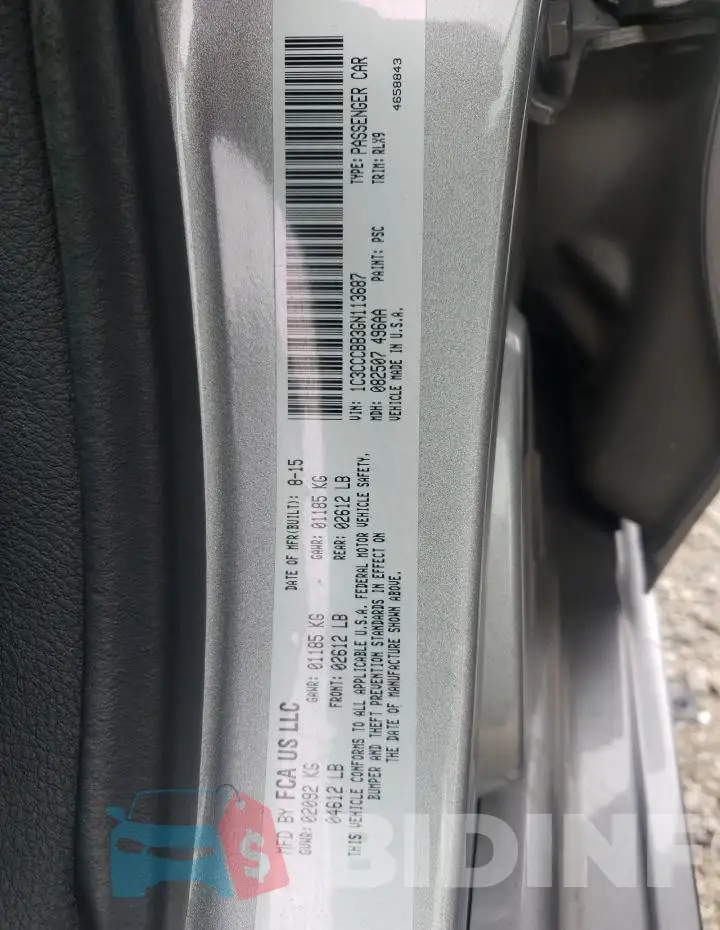 1C3CCCBB3GN113687 Photo# 13