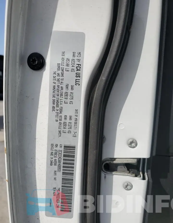 2C3CCAEG6KH689531 Photo# 12