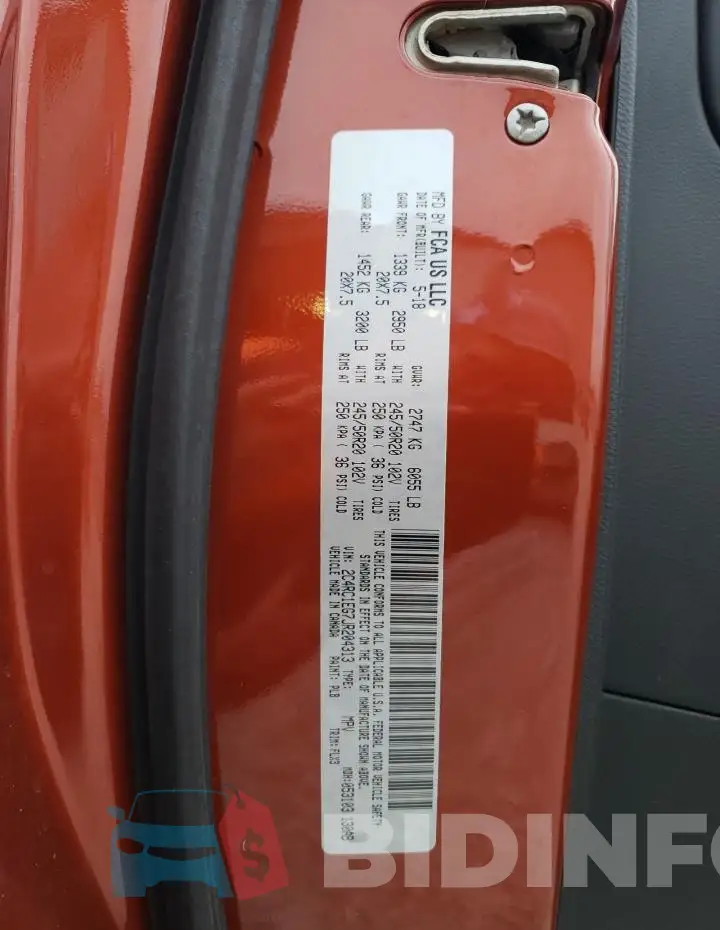 2C4RC1EG7JR204313 Photo# 13