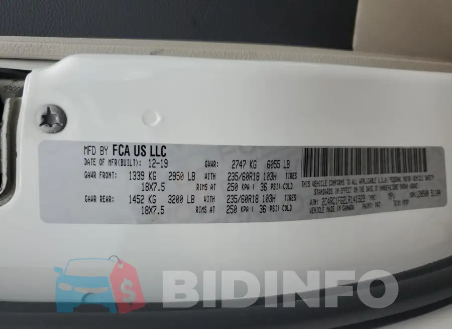 2C4RC1FG2LR141929 Photo# 13