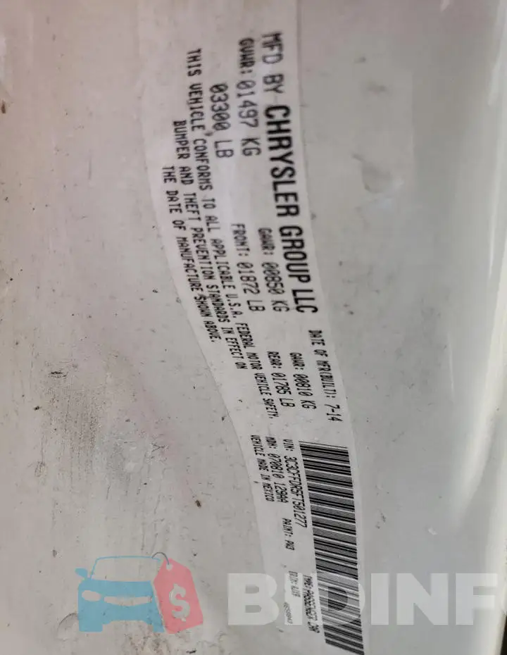 3C3CFFDR5FT501277 Photo# 12