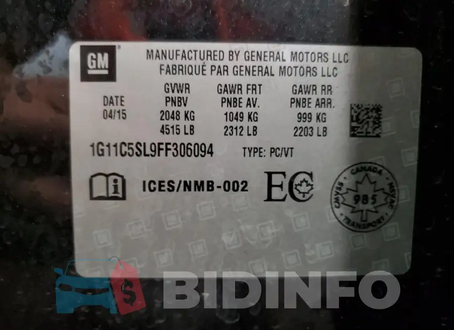 1G11C5SL9FF306094 Photo# 12