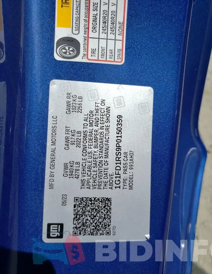 1G1FD1RS9P0150359 Photo# 12