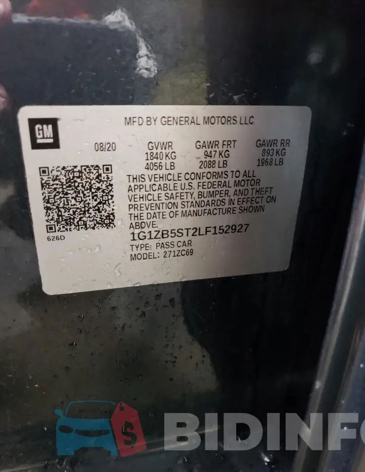 1G1ZB5ST2LF152927 Photo# 13