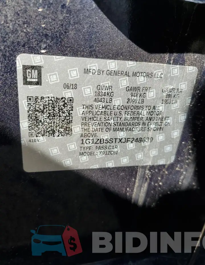 1G1ZB5STXJF248639 Photo# 12