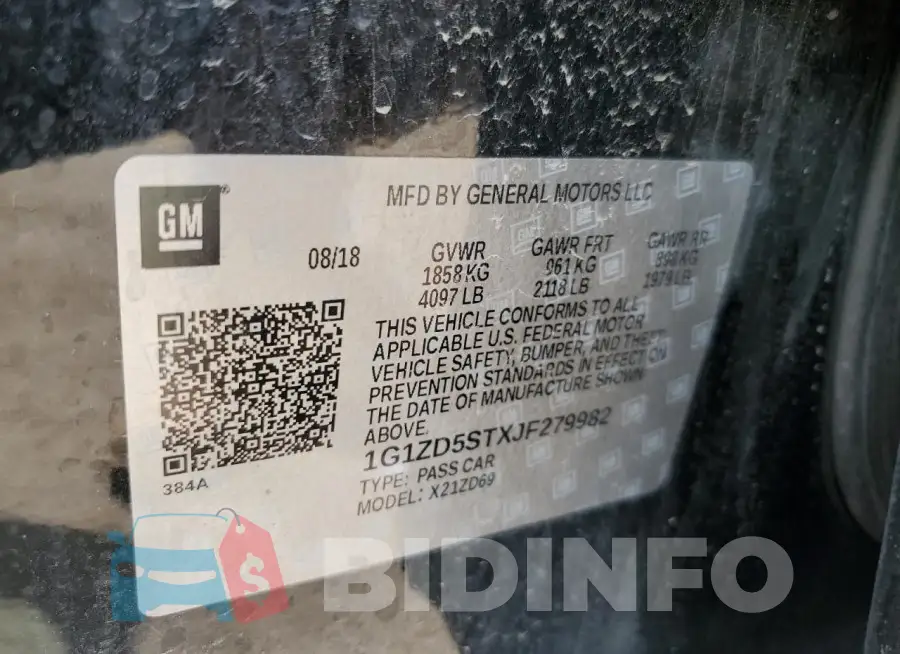 1G1ZD5STXJF279982 Photo# 13