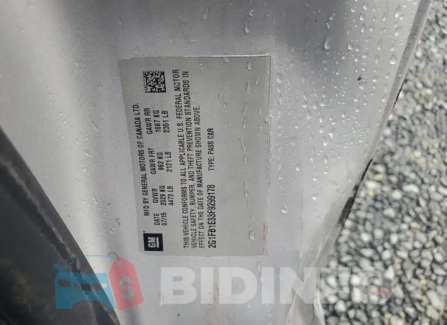 2G1FB1E33F9299178 Photo# 12