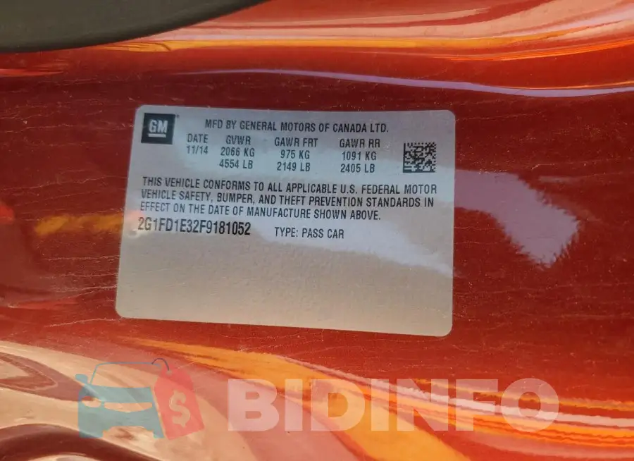 2G1FD1E32F9181052 Photo# 12