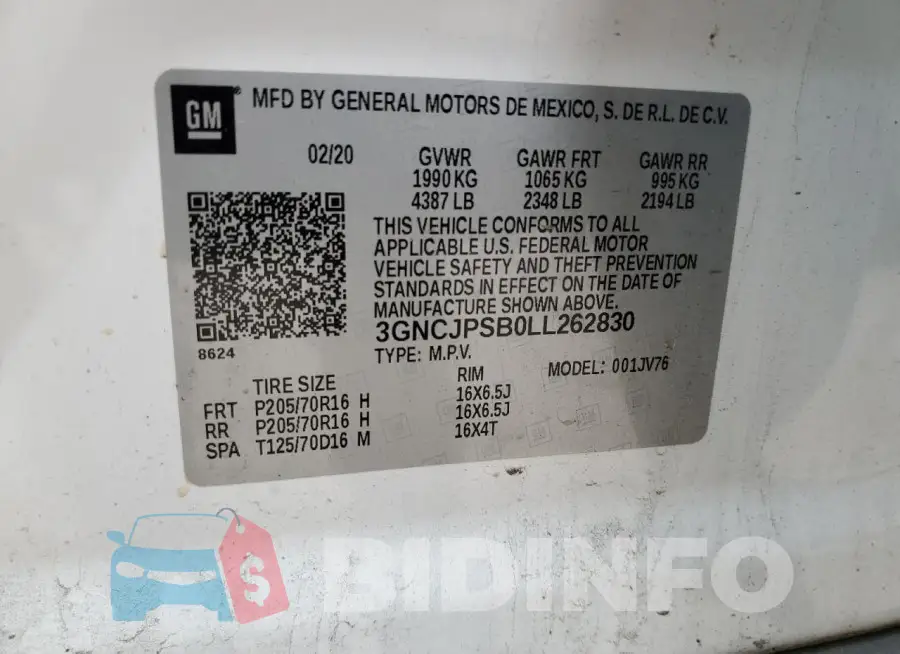 3GNCJPSB0LL262830 Photo# 13