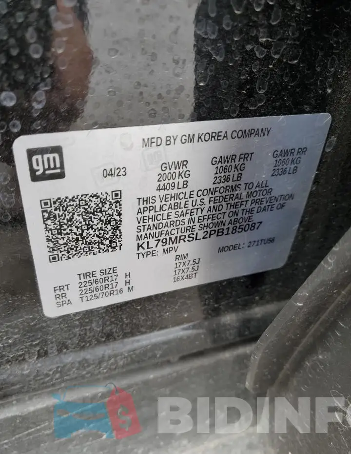 KL79MRSL2PB185087 Photo# 13