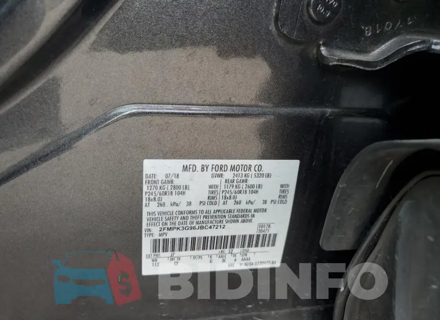 2FMPK3G96JBC47212 Photo# 12