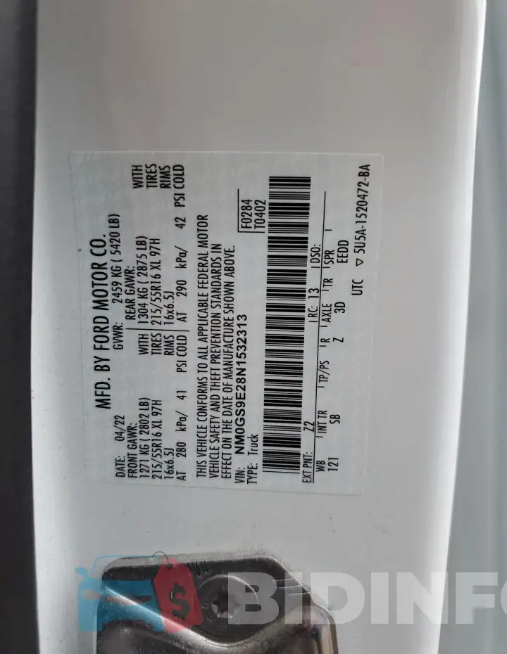 NM0GS9E28N1532313 Photo# 14