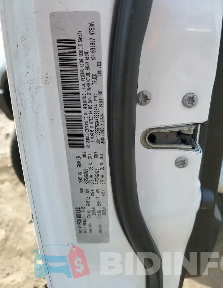 1C6RR7GG4KS631244 Photo# 12