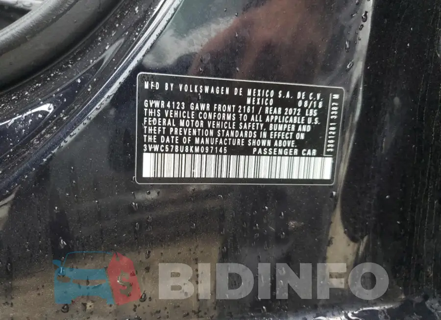3VWC57BU8KM097145 Photo# 12