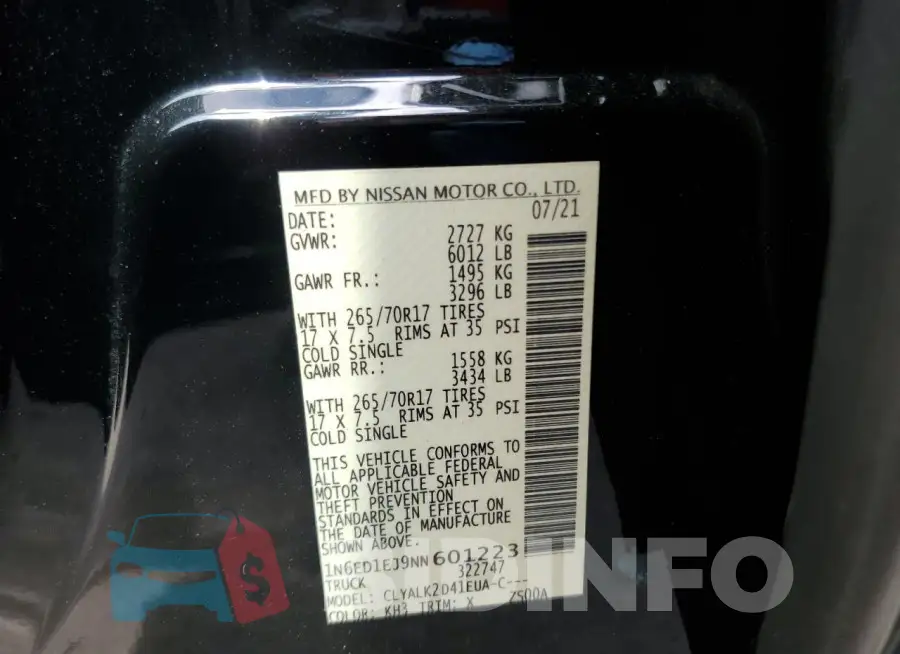 1N6ED1EJ9NN601223 Photo# 12