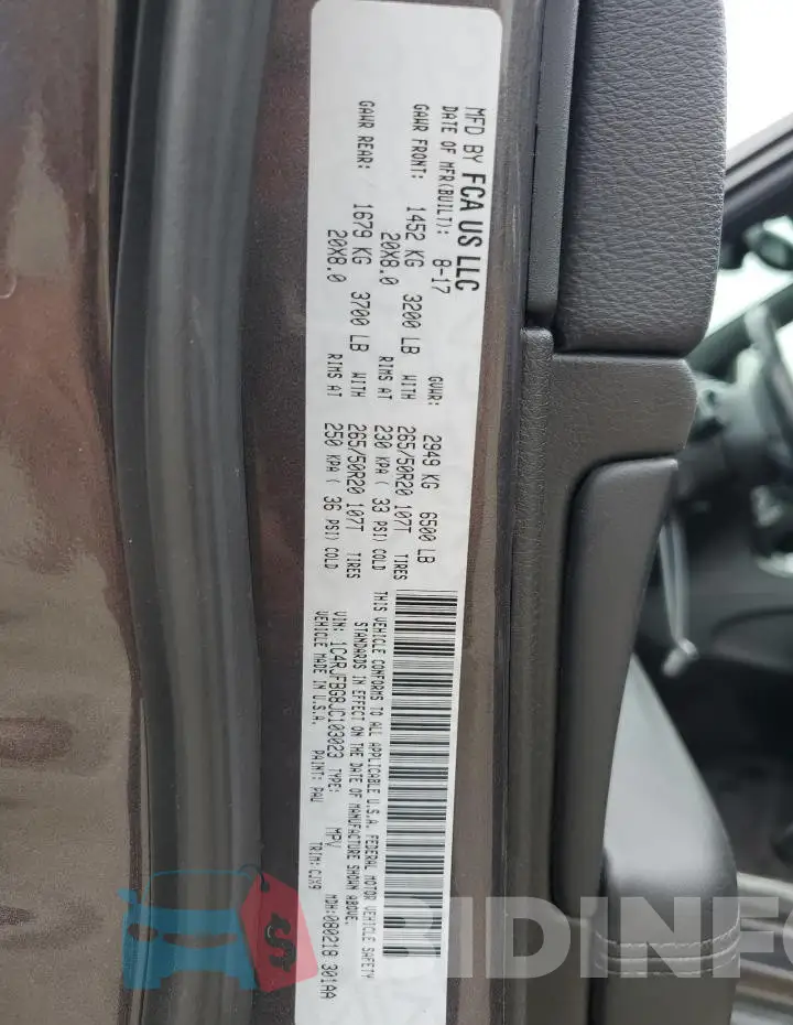 1C4RJFBG8JC103023 Photo# 14