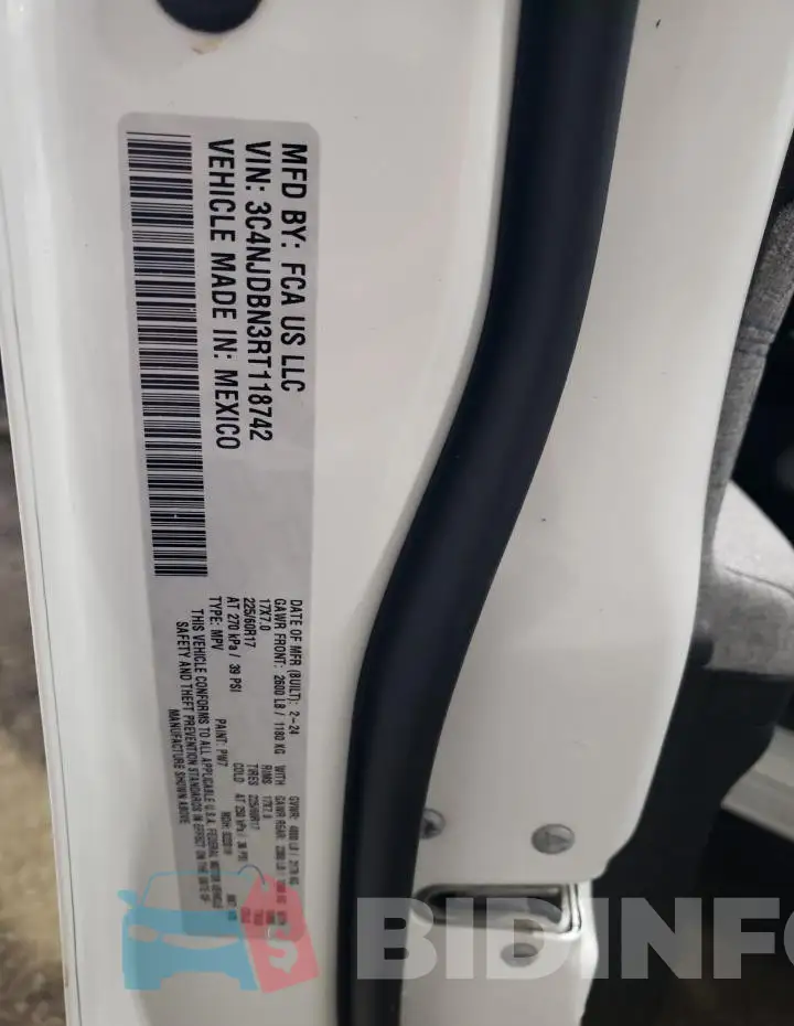 3C4NJDBN3RT118742 Photo# 13