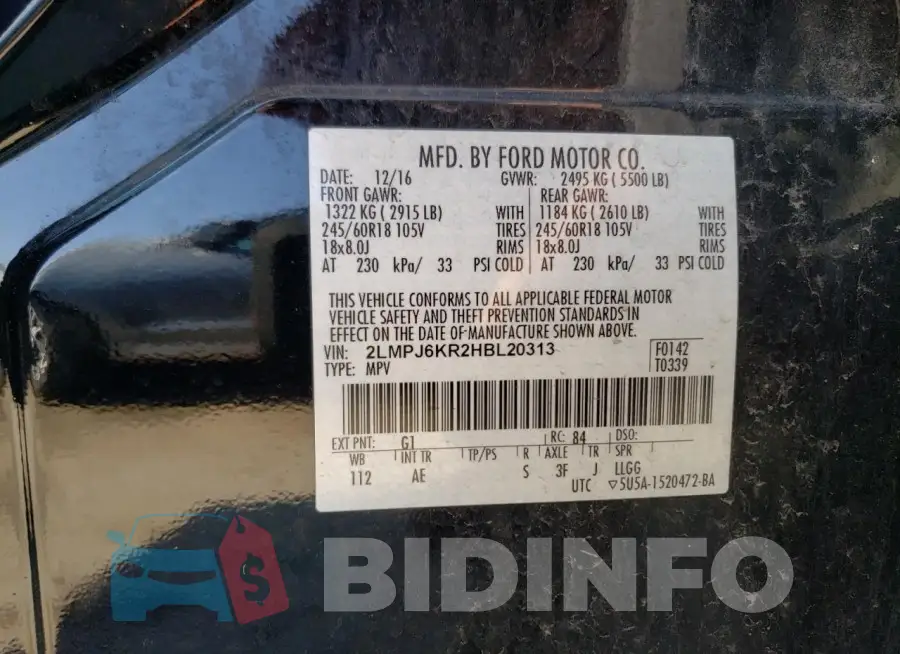 2LMPJ6KR2HBL20313 Photo# 14