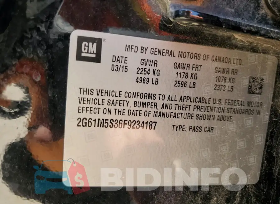 2G61M5S36F9234187 Photo# 12